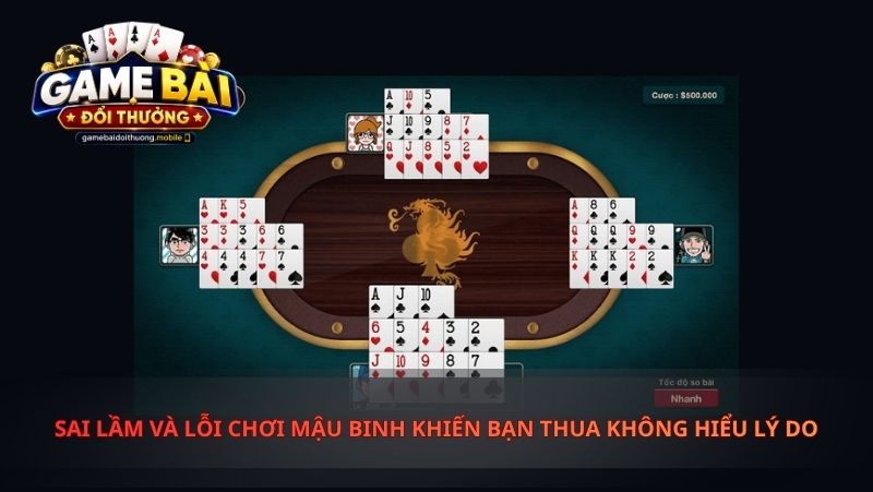 Sai Lầm Và Lỗi Chơi Mậu Binh Khiến Bạn Thua Không Hiểu Lý Do